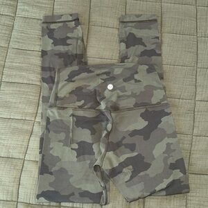 Lululemon Athletica Camouflage Leggings